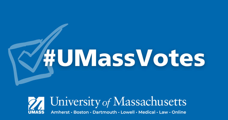 Image says UMass Votes 