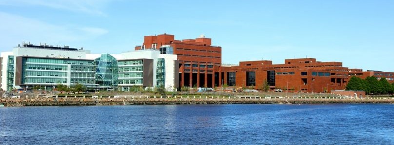 UMass Boston from the water