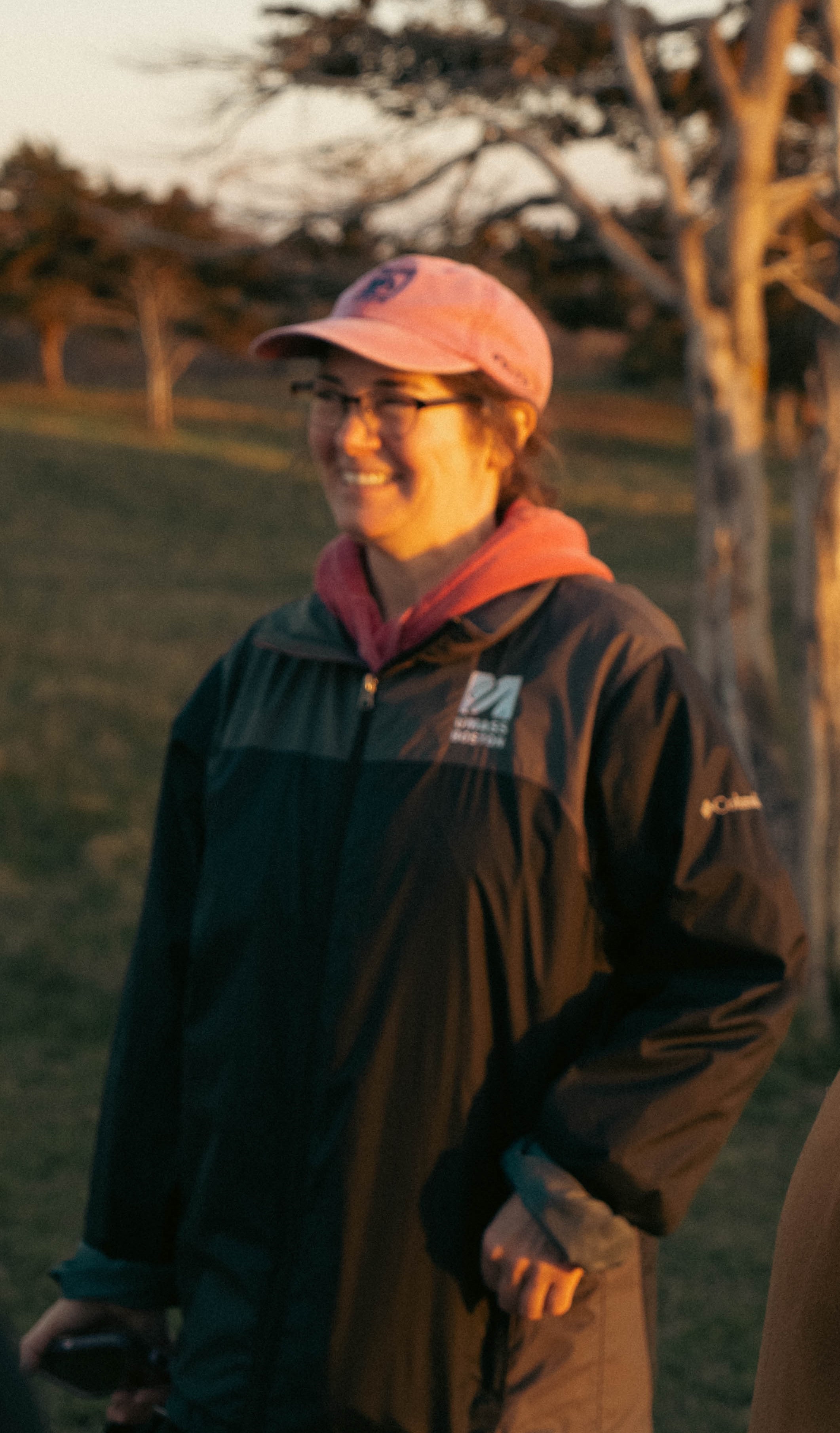 station director yvonne vaillancourt standing outside